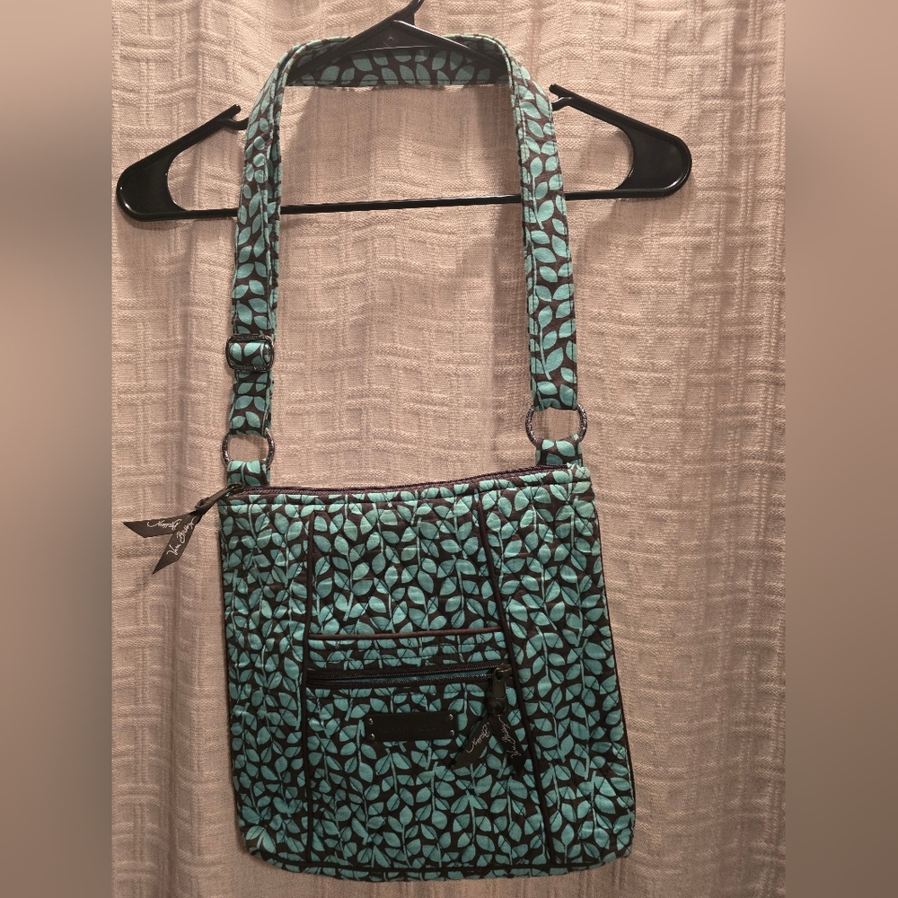 Vera Bradley Flower Shower cross body hipster purse